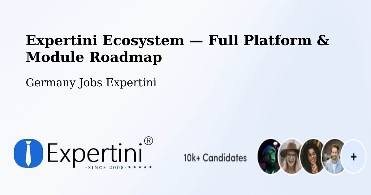 Expertini Ecosystem — Full Platform & Module Roadmap – Wrist
